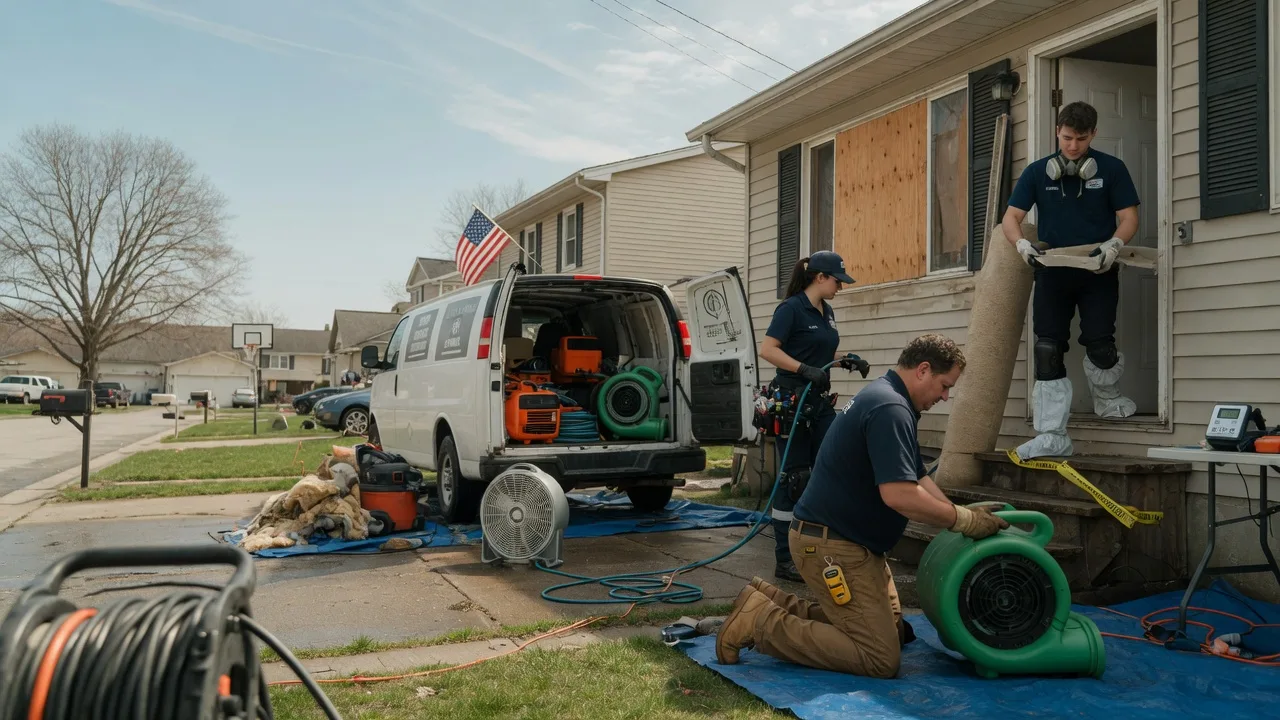 Water Damage Restoration in Hills, IA near me